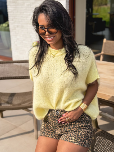 Pull sans manches Maylie - Jaune
