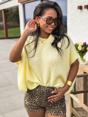 Pull sans manches Maylie - Jaune