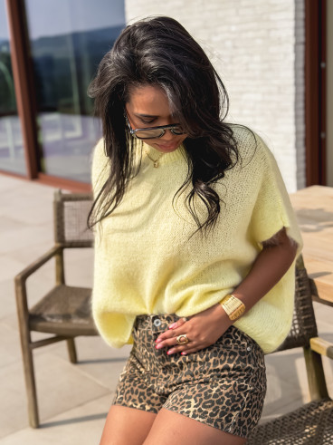 Pull sans manches Maylie - Jaune