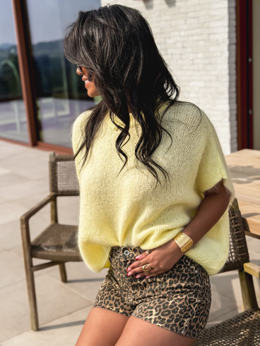Pull sans manches Maylie - Jaune