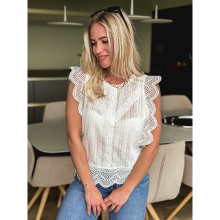 Blouse Apolline - Blanc