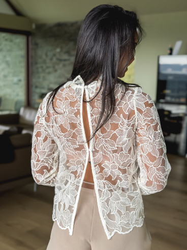 Blouse Théodora - Crème