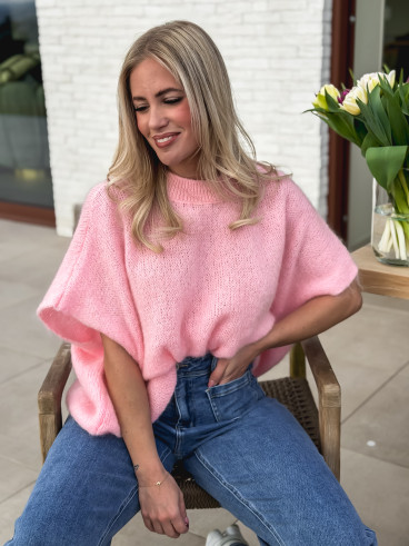 Pull sans manches Maylie - Rose clair