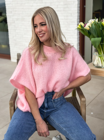 Pull sans manches Maylie - Rose clair