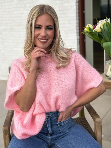 Pull sans manches Maylie - Rose clair