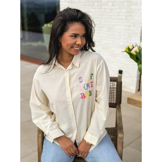 Chemise "Self love baby" - Jaune