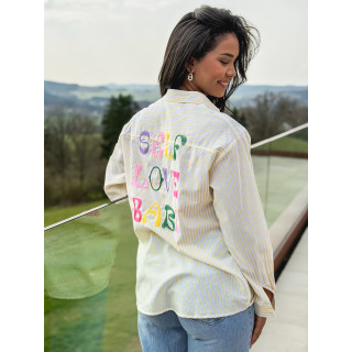 Chemise "Self love baby" - Jaune