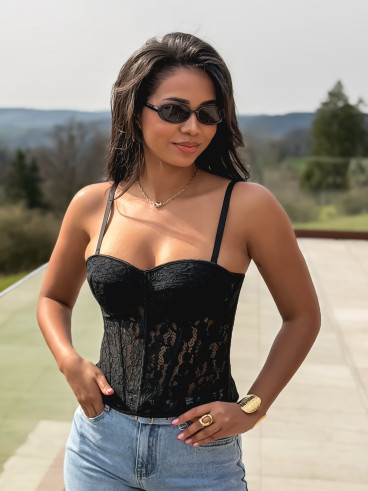 Corset Loumia - Noir Corset Loumia - Noir