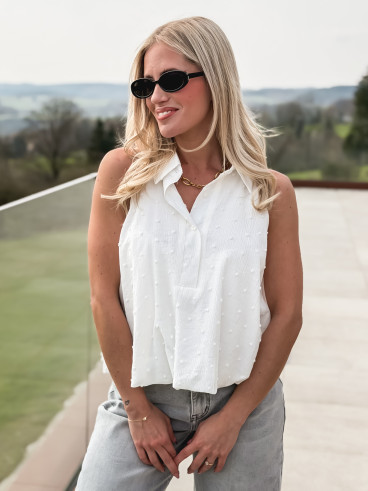 Blouse Ingrid - Blanc