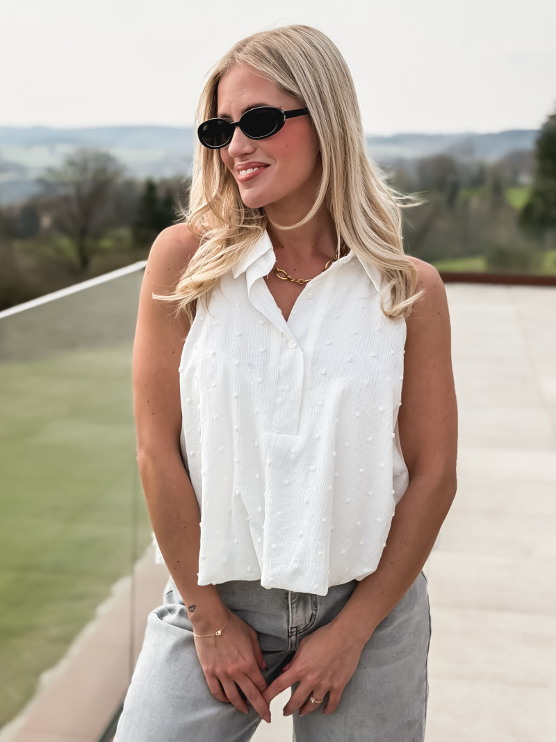 Blouse Ingrid - Blanc