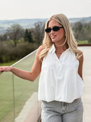 Blouse Ingrid - Blanc
