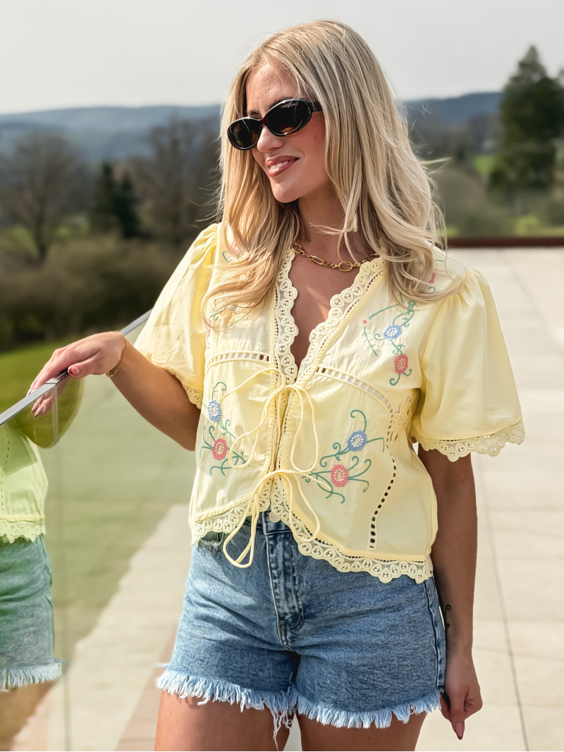 Blouse Nina - Jaune