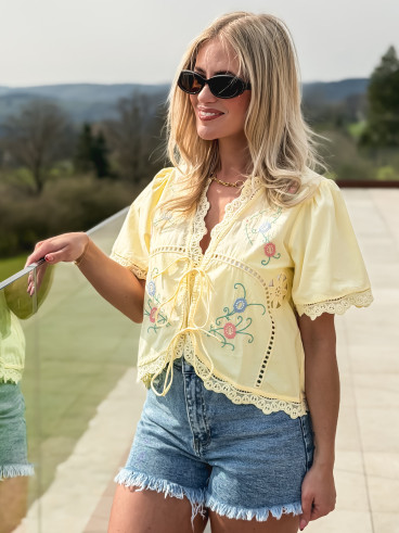 Blouse Nina - Jaune