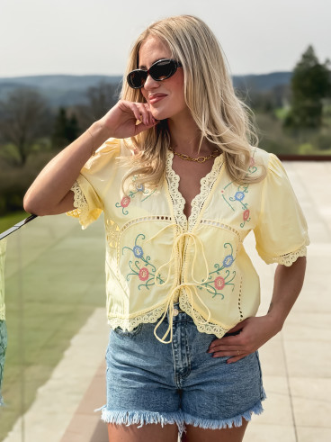 Blouse Nina - Jaune