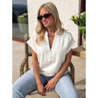 Blouse Hinda - Blanc