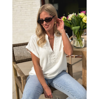 Blouse Hinda - Blanc