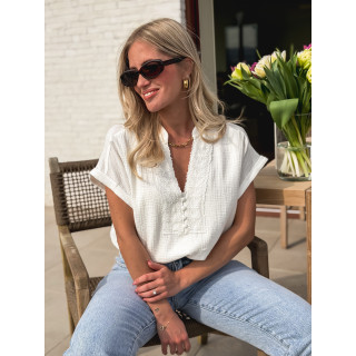 Blouse Hinda - Blanc