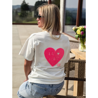 T-shirt "La dolce vita" - Blanc