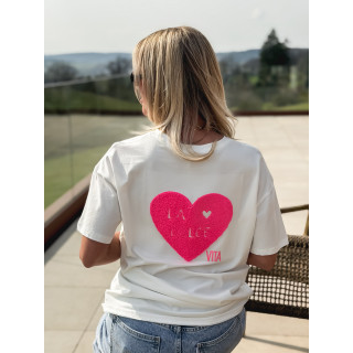 T-shirt "La dolce vita" - Blanc