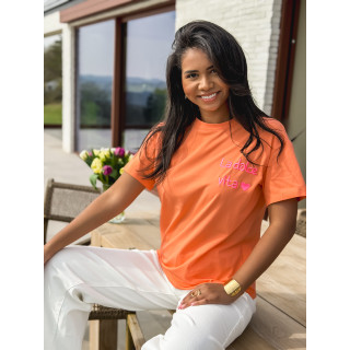 T-shirt "La dolce vita" - Orange
