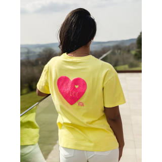 T-shirt "La dolce vita" - Jaune