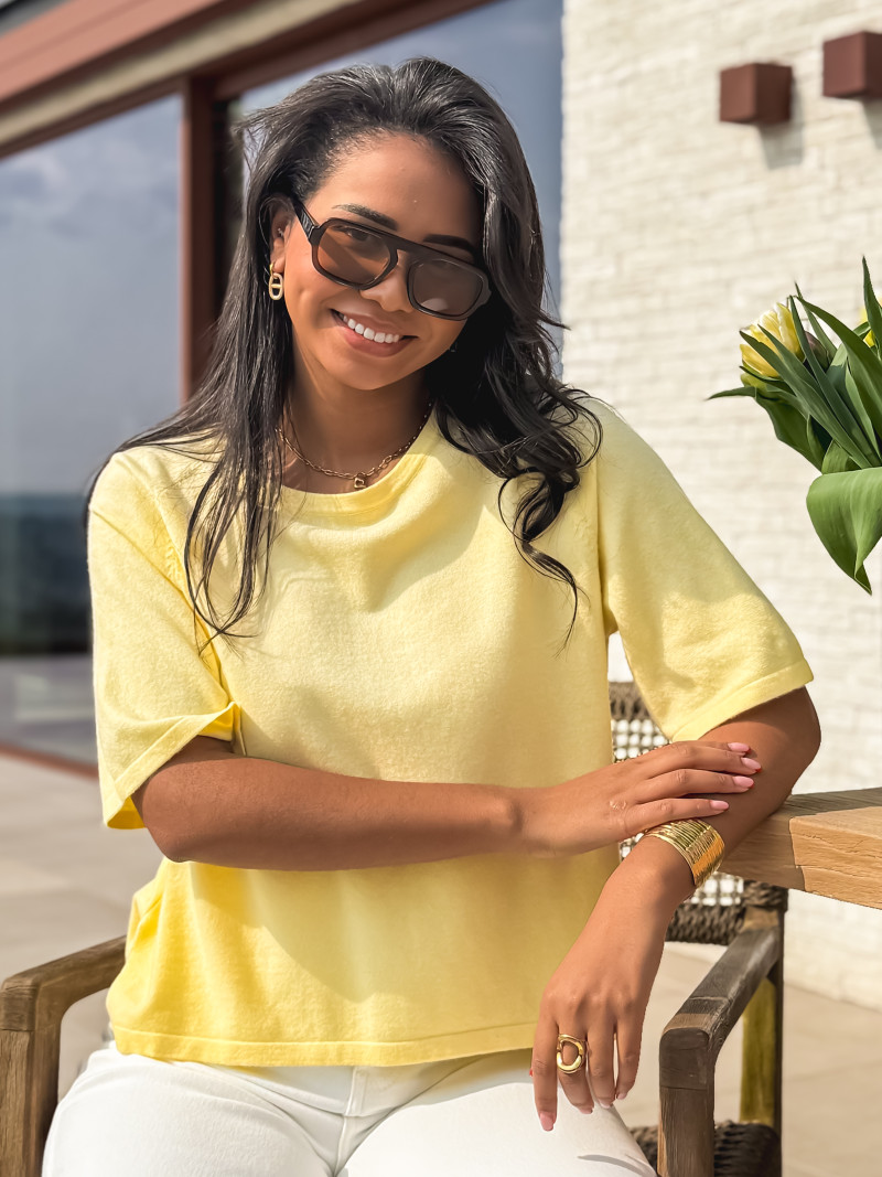 Pull Marjolie - jaune