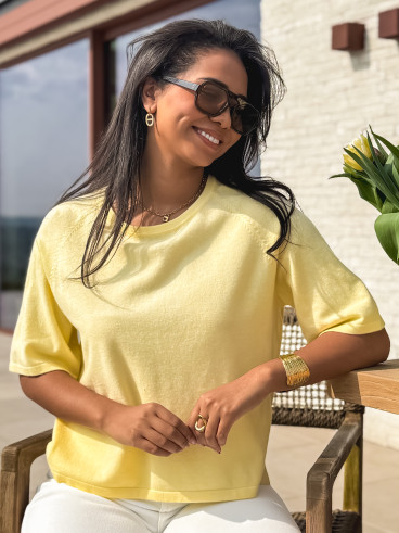 Pull Marjolie - jaune