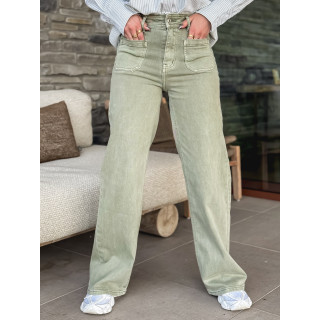 Jeans Anna - Vert sauge