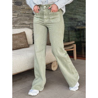 Jeans Anna - Vert sauge