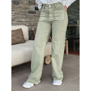 Jeans Anna - Vert sauge