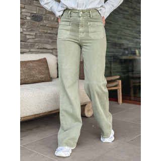 Jeans Anna - Vert sauge