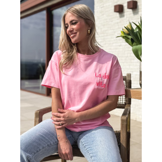 T-shirt "La dolce vita" - Rose