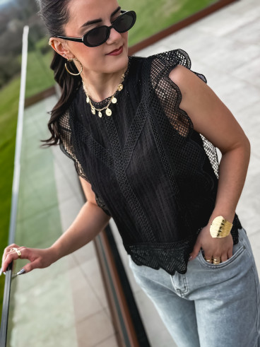 Blouse Apolline - Noir