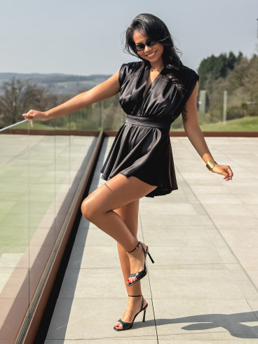 Combinaison short Nira - Noir