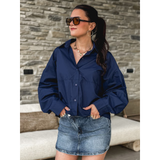 Chemise Marlène - Bleu marine