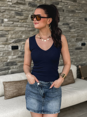 Top Aminata - Bleu marine