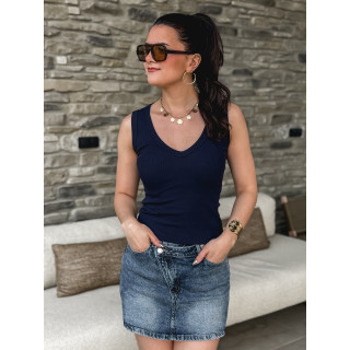 Top Aminata - Bleu marine