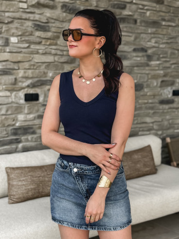 Top Aminata - Bleu marine Top Aminata - Bleu marine