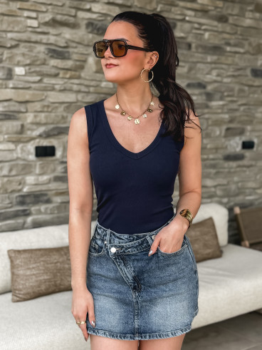 Top Aminata - Bleu marine Top Aminata - Bleu marine