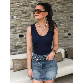 Top Aminata - Bleu marine