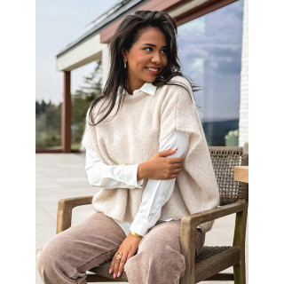 Pull sans manches Maylie - Beige