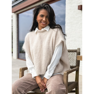 Pull sans manches Maylie - Beige
