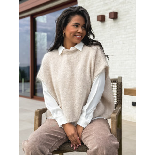 Pull sans manches Maylie - Beige