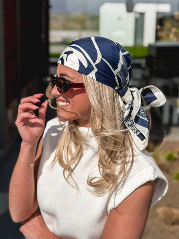 Foulard Julinna - Bleu marine