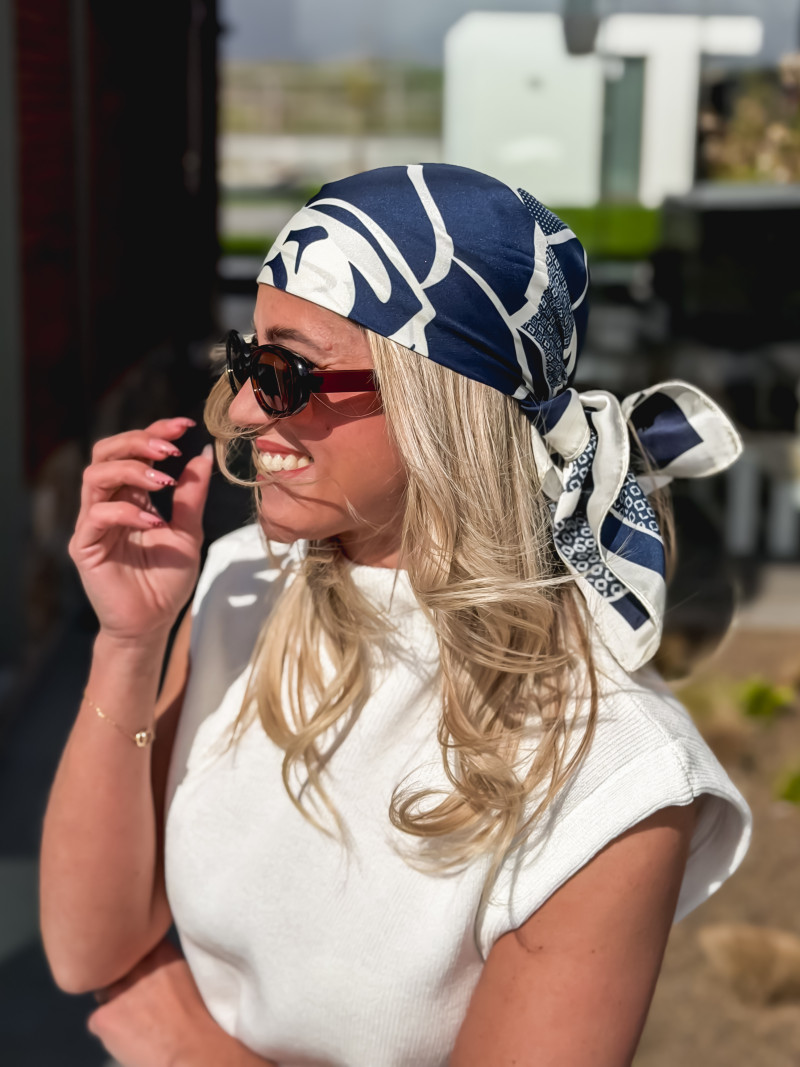 Foulard Julinna - Bleu marine Foulard Julinna - Bleu marine