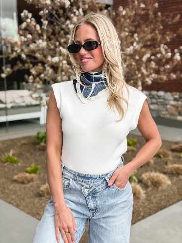 Foulard Julinna - Bleu marine