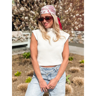 Foulard à motifs Milano - Rouge