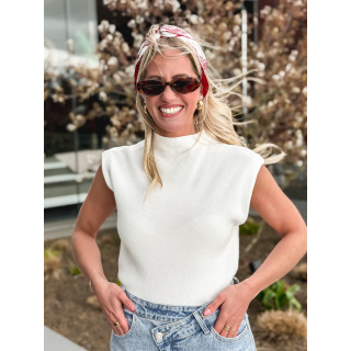 Foulard à motifs Milano - Rouge