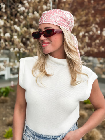 Foulard Lysana - Rose