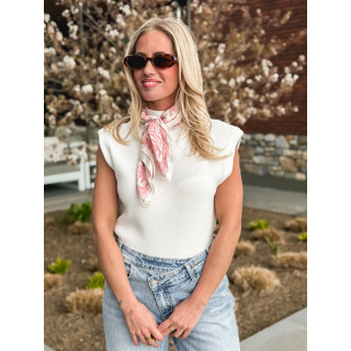 Foulard Lysana - Rose